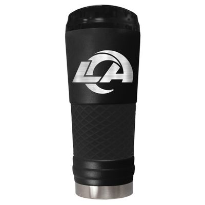 Great American Products Black Los Angeles Rams 24oz Stealth Matte Tumbler