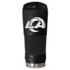 Great American Products Black Los Angeles Rams 24oz Stealth Matte Tumbler view 1