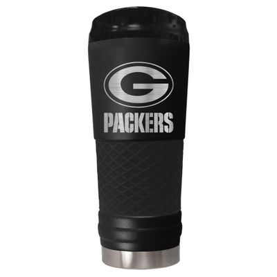 Great American Products Black Green Bay Packers 24oz Stealth Matte Tumbler