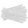White First Communion Gloves | Elegant Formal Gloves for Girls | Lace Cross Applique with Pearl-Style Beads | Soft Stretchy Fabric - Nylon and Spandex | Available in Three Sizes (0-3 Y) view 1