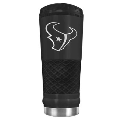 Great American Products Black Houston Texans 24oz Stealth Matte Tumbler