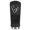 Great American Products Black Houston Texans 24oz Stealth Matte Tumbler view 1
