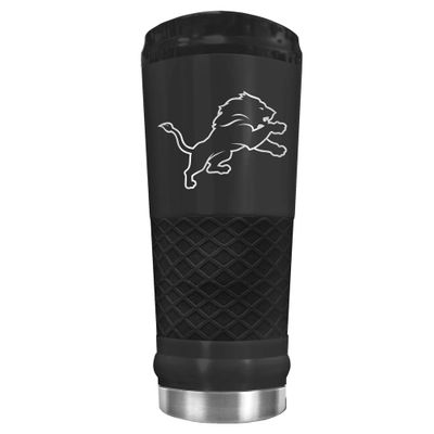 Great American Products Black Detroit Lions 24oz Stealth Matte Tumbler