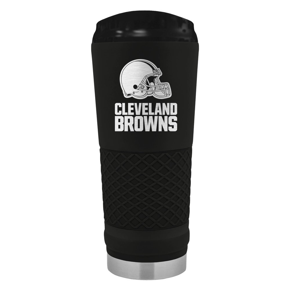 Great American Products Black Cleveland Browns 24oz Stealth Matte Tumbler