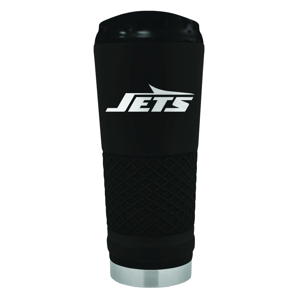 Great American Products Black New York Jets 24oz Stealth Matte Tumbler