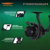 DUCKETT FISHING Paradigm SB 3000 High Tech Aluminum Fishing Spinning Reel, One Piece Forged Aluminum Frame view 2