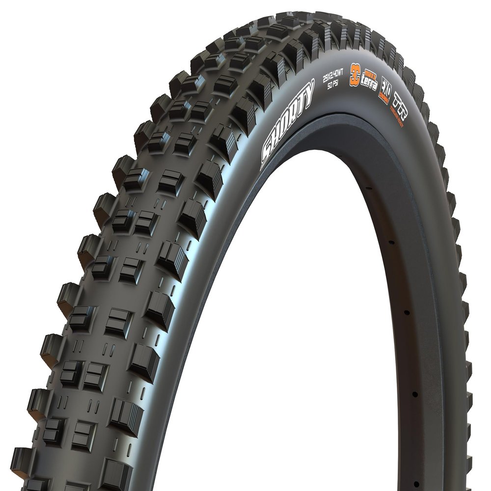 MAXXIS Shorty - 29x2.40WT - 3CG, DD, E25 | 3C MaxxGrip - DD, DH - E25 Rating, Tubeless | Mid-Spike for Deep Dust Or Wet Trail Conditions