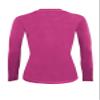 M&M SCRUBS Women's Under Scrub Tee Crew Neck Long Sleeve T-Shirt 2 - Pack (Hot Pink, XX-Small) view 3