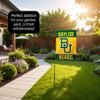 College Flags & Banners Co. Baylor Bears Gold Garden Flag and Flag Stand Pole Holder Set view 3