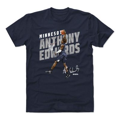 500 LEVEL Anthony Edwards Shirt - Anthony Edwards Dunk WHT (True Navy, XX-Large)