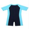 winying Kids Girls Boys One Piece Zip Rash Guard Sun Protection Swimsuit Swimwear UPF 50+ Wetsuit Navy Blue&Sky Blue 5-6 view 4