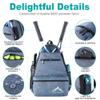 Himal Outdoors Tennis Backpack Tennis Bag - Large Storage Holds 2 Rackets and Necessities,Suitble for Women,Men and Teenagers view 3