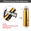 PRIOR FITNESS Titanium 125mm Pole Extension for 45mm Dancing Pole Adjustable Stainless Steel Extension Pole for Pole Dancing view 2