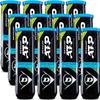 Dunlop Sports ATP Championship Extra Duty Tennis Balls, 12 x 3-Ball cans, Yellow view 1