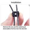 DEEPOWER Drop Away Arrow Rest Clamp Buckle, Plastic Fastener Clip for Adjusting Bowstring, Outdoor Archery Hunting Shooting Accessory view 4