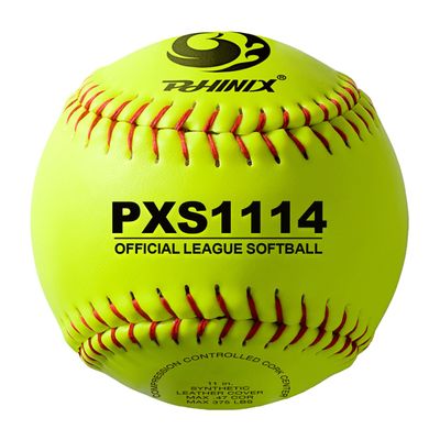 PHINIX 11 Inch Fast Pitch Softballs Cork Core for Practice, Competitions (one Dozen PXS1114)