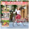 MarKnig 1 Speed Adult Tricycle, 24 Inch 3 Wheel Bikes with Large Basket, Cruiser Bike for Women/Men/Seniors, Adult Trike for Outdoor/Shopping/Recreation/Picnic (Red) view 2