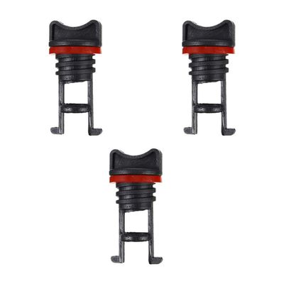 3pcs Kayak Drain Plug Boat Drain Plugs Kayak Accessories Replacement Wilderness System Scupper Marine Accessories Hull Bucket Nylon Canoe