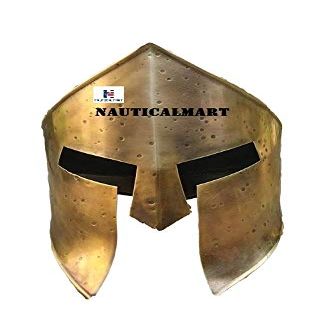 Nautical-Mart Brass Finish Spartan Helmet