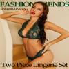 Avidlove Women Sexy Bra and Panty Set Lace Lingerie Strappy Babydoll Green view 4