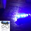 Bike Tail Light, Bicycle LED Rear Tail Light USB Rechargeable Cycling Safety Warning Lamp Blue view 2