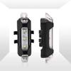 Bike Tail Light, Bicycle LED Rear Tail Light USB Rechargeable Cycling Safety Warning Lamp Blue view 3