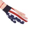 3 Finger Billiards Gloves Pool Cue Gloves Elastic Show Shooters Carom Pool Snooker Playerss Breathable Anti-Skid Game Gloves with Adjustable Wrist Strap for Women Men Left Hand view 2
