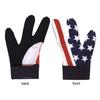 3 Finger Billiards Gloves Pool Cue Gloves Elastic Show Shooters Carom Pool Snooker Playerss Breathable Anti-Skid Game Gloves with Adjustable Wrist Strap for Women Men Left Hand view 3