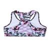 Hansber Girls Tie Dye Sleeveless Cutout Back Crop Top Ballet Dance Tanks Gymnastics Workout Sports Bra Rose Pink 4 view 2
