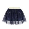 Yartina Infant Girls Tulle Tutu Skirt Sparkle Stars Princess Ballet Dance Dress Puffy Skirts Navy Blue 2-3 view 2