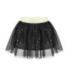 Yartina Infant Girls Tulle Tutu Skirt Sparkle Stars Princess Ballet Dance Dress Puffy Skirts Black 3-4 view 1