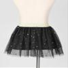 Yartina Infant Girls Tulle Tutu Skirt Sparkle Stars Princess Ballet Dance Dress Puffy Skirts Black 3-4 view 4