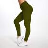 CHSSIH High Waist Butt Lifting Anti Cellulite Workout Leggings for Women Yoga Pants Tummy Control Leggings Tight,Green-XL view 3