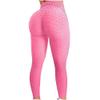 CHSSIH High Waist Butt Lifting Anti Cellulite Workout Leggings for Women Yoga Pants Tummy Control Leggings Tight,Pink-L view 1