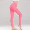 CHSSIH High Waist Butt Lifting Anti Cellulite Workout Leggings for Women Yoga Pants Tummy Control Leggings Tight,Pink-L view 3