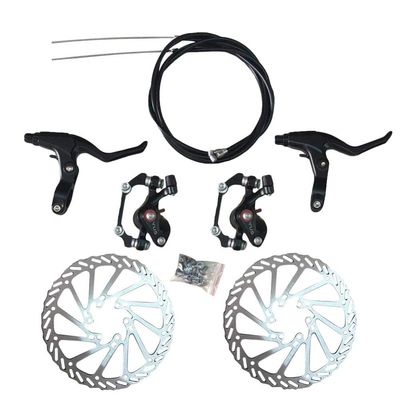 VOSAREA Bike Disc Brake Kit Full Disc Brake System Derailleur Cable and Rotor for Road