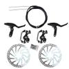 VOSAREA Bike Disc Brake Kit Full Disc Brake System Derailleur Cable and Rotor for Road view 1