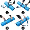 ZOOEASS Yoga Mat Strap, Adjustable Durable Yoga Mat Carrier & Stretching Strap, 5.9feet, Multiple Color Choices (Yellow,5.9feet) view 3