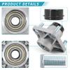 Tektall Club Car Front Wheel Hub Assembly with Dust Cover,Club Car Bearings, Fit for 2003-up DS and Precedent, for 2018-up Tempo, OEM# 102357701 view 2