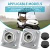 Tektall Club Car Front Wheel Hub Assembly with Dust Cover,Club Car Bearings, Fit for 2003-up DS and Precedent, for 2018-up Tempo, OEM# 102357701 view 3