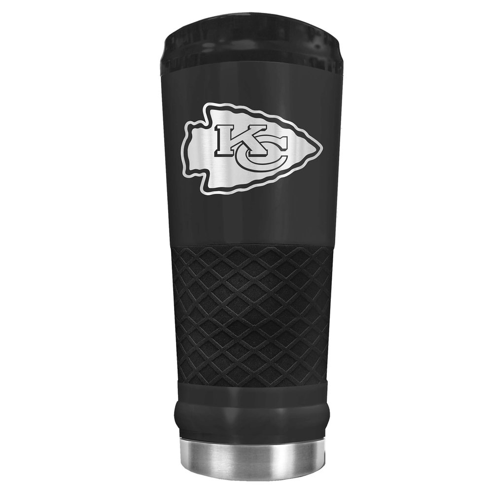 Great American Products Black Kansas City Chiefs 24oz Stealth Matte Tumbler