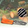 Hand Rope Saw, Portable 40.6 Inch Long High Reach Tree Hand Chain Saw Pocket Chainsaw Emergency Chainsaw with Bag for Tree Trimming Gardening Camping Survival Gear view 3