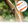Hand Rope Saw, Portable 40.6 Inch Long High Reach Tree Hand Chain Saw Pocket Chainsaw Emergency Chainsaw with Bag for Tree Trimming Gardening Camping Survival Gear view 4