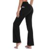 DAYOUNG Bootcut Yoga Pants for Women Flare High Waist Tummy Control Non See-Through Bootleg Workout Yoga Pants Pants-Y60-Black-XL view 1