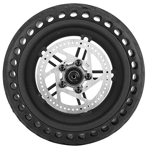 Replacement Rear Tire, Durable Solid Tire with Hub, Solid Tire Wheel Hub Set, Compatible with M365 Electric Scooter, Electric Scooter Rear Tyre, for Daily Commute, City Riding, Short Trips, and Leisure Use.