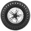 Replacement Rear Tire, Durable Solid Tire with Hub, Solid Tire Wheel Hub Set, Compatible with M365 Electric Scooter, Electric Scooter Rear Tyre, for Daily Commute, City Riding, Short Trips, and Leisure Use. view 1