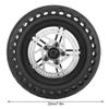 Replacement Rear Tire, Durable Solid Tire with Hub, Solid Tire Wheel Hub Set, Compatible with M365 Electric Scooter, Electric Scooter Rear Tyre, for Daily Commute, City Riding, Short Trips, and Leisure Use. view 2