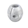 AB Tools 15oz Zinc Clamp On Sacrificial Anode for 1" Shaft Saltwater Boat Propeller view 2