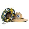 FOCO unisex adult Ncaa College Team Logo Floral Sun Straw Hat, Team Logo, One Size US view 1