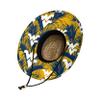 FOCO unisex adult Ncaa College Team Logo Floral Sun Straw Hat, Team Logo, One Size US view 3
